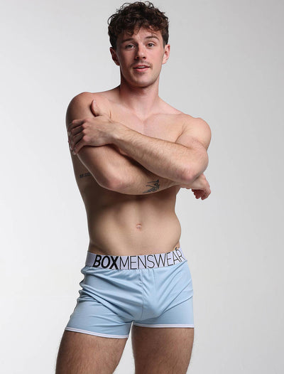 Mens Sports Loose Fit Boxers - Blue Collar