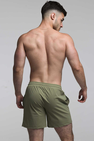 "The Fit" Sports Shorts - Combat Green