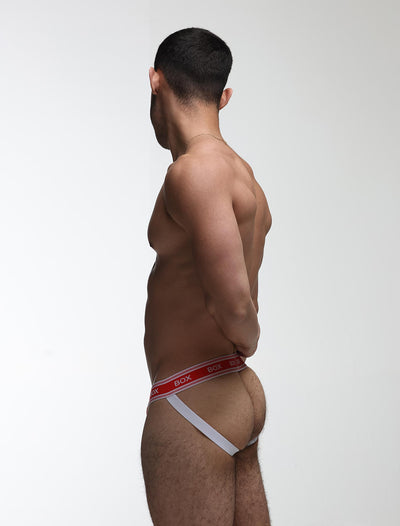 '90s Knit Jockstrap - Racer Red