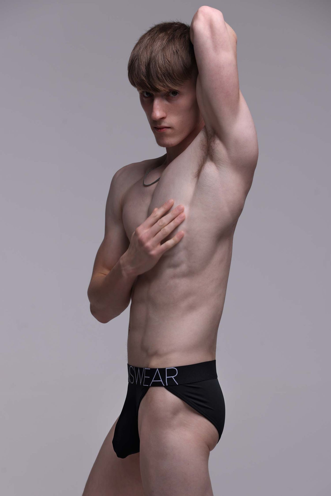 Mens Tanga Briefs: Defined Crotch - Black