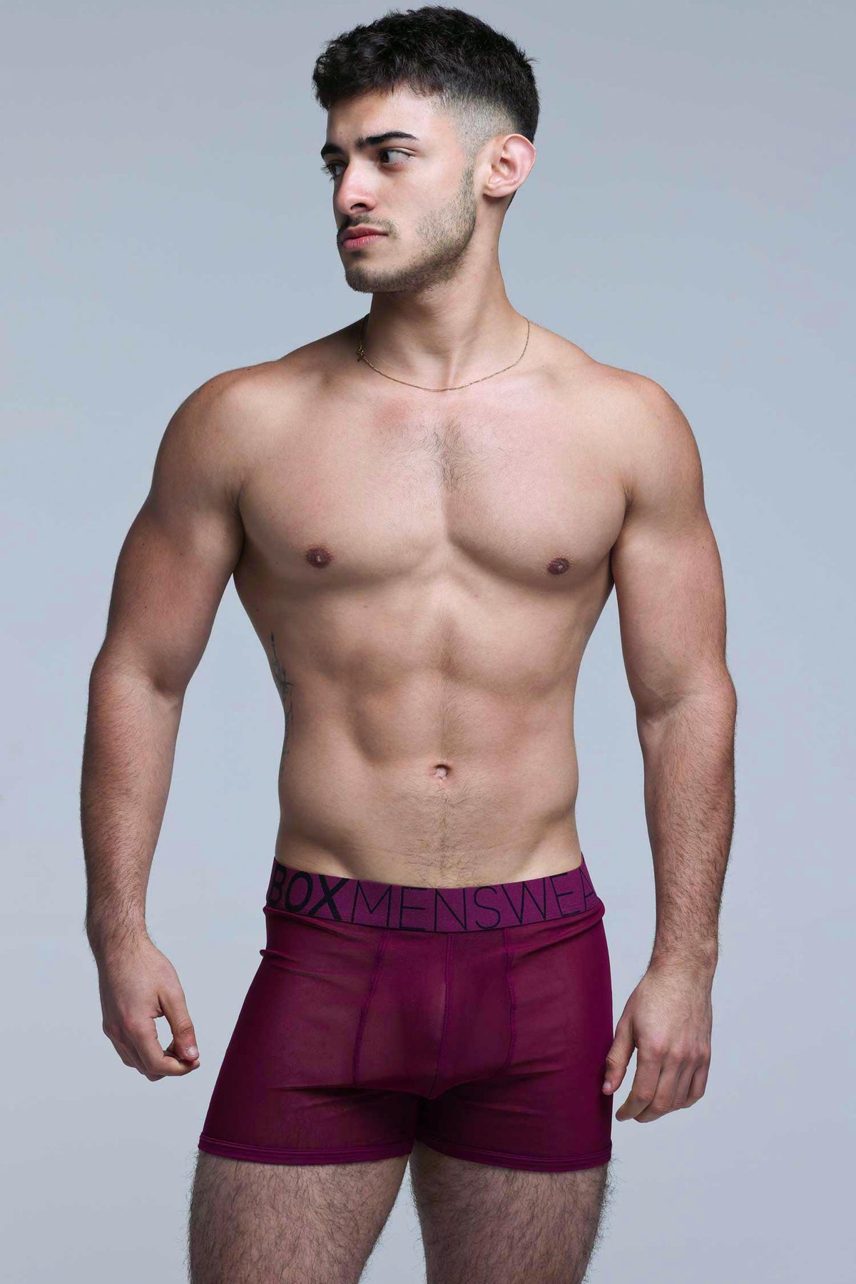 Box Menswhere All Over Mesh Boxers - Cherry Crush – Box Menswear