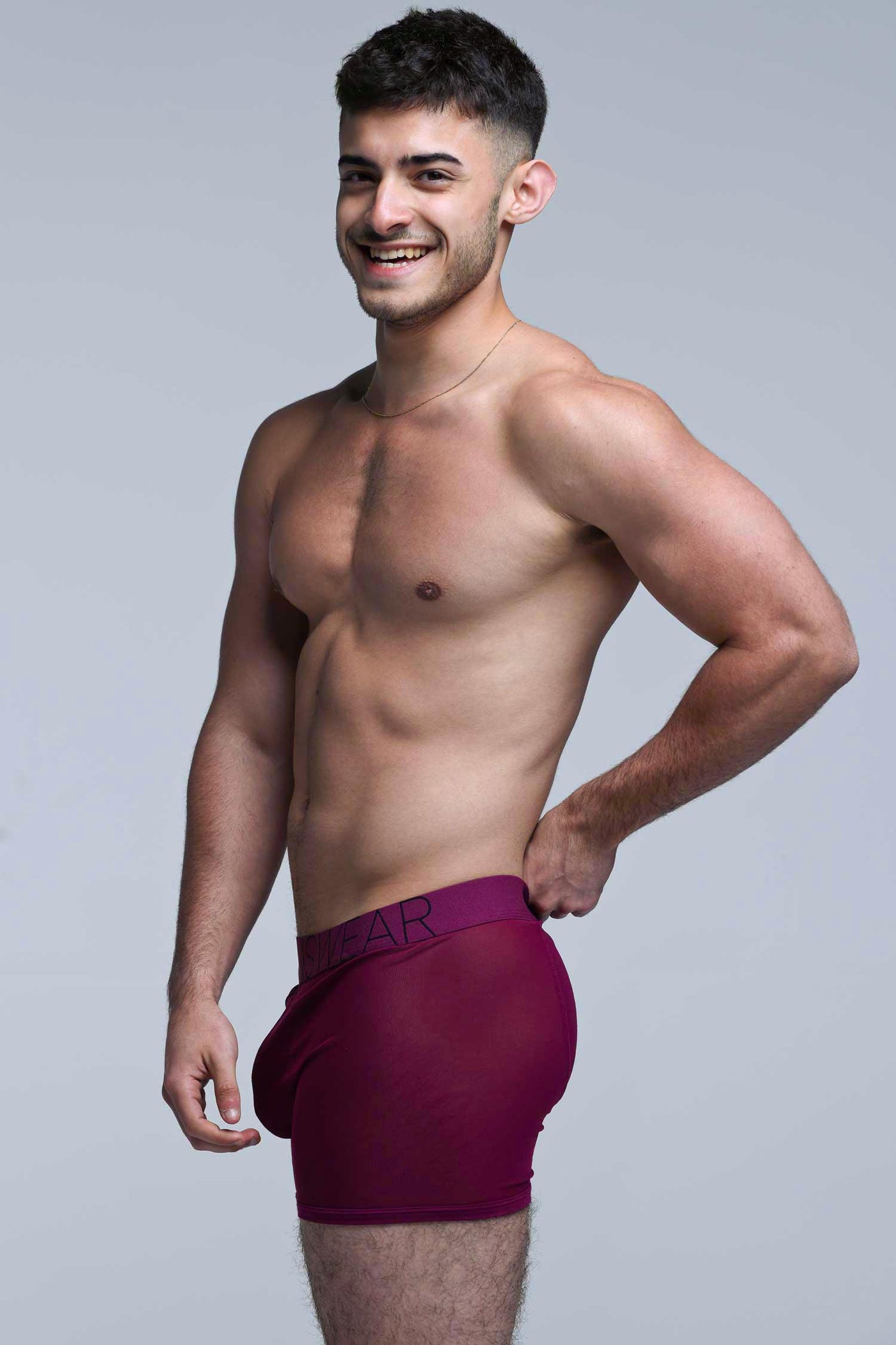 All Over Mesh Boxers - Cherry Crush