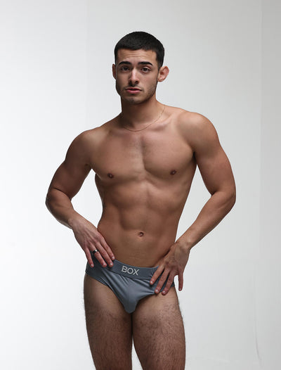 Glide Briefs - Meteorite Grey