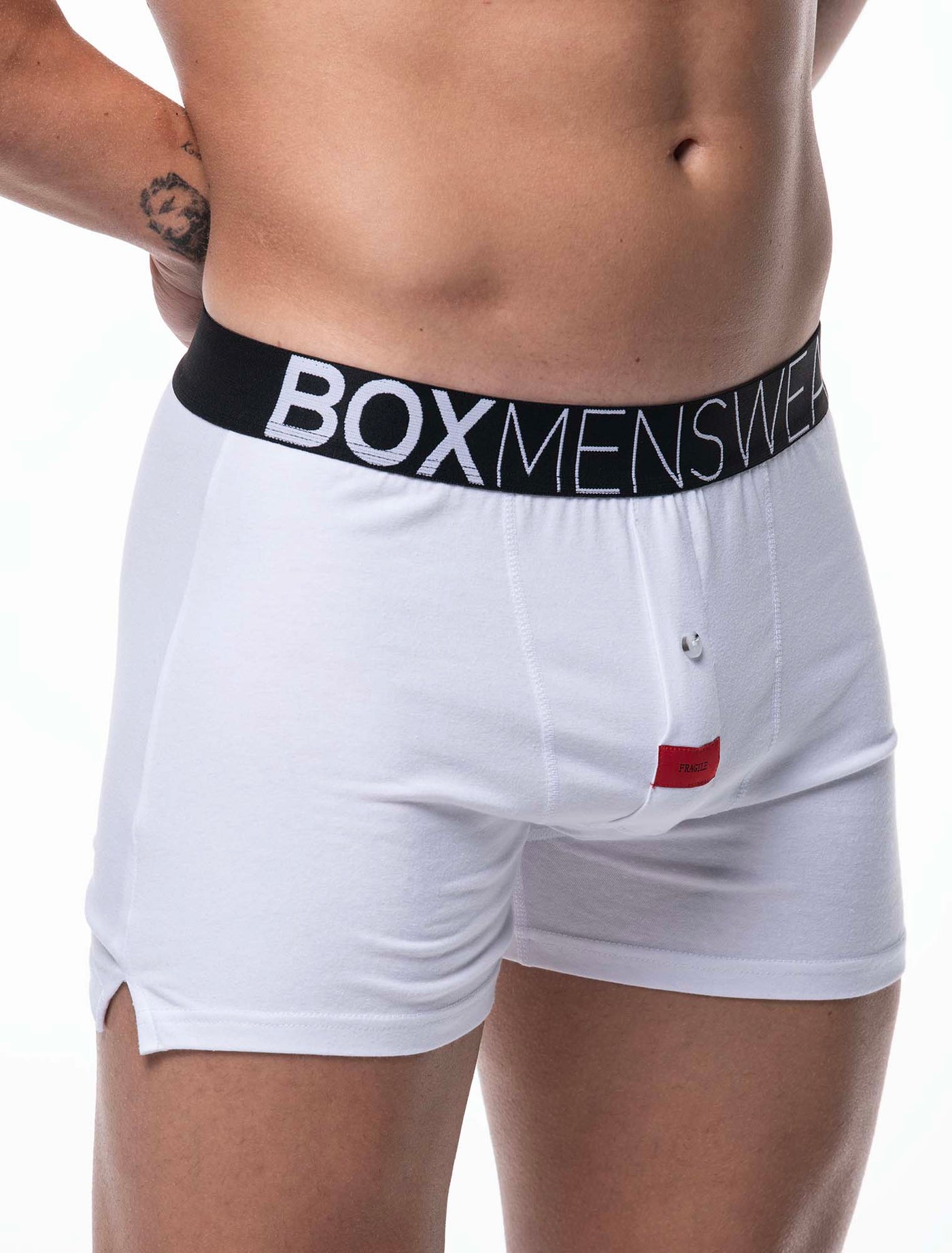 Button-up Boxers - Venus White