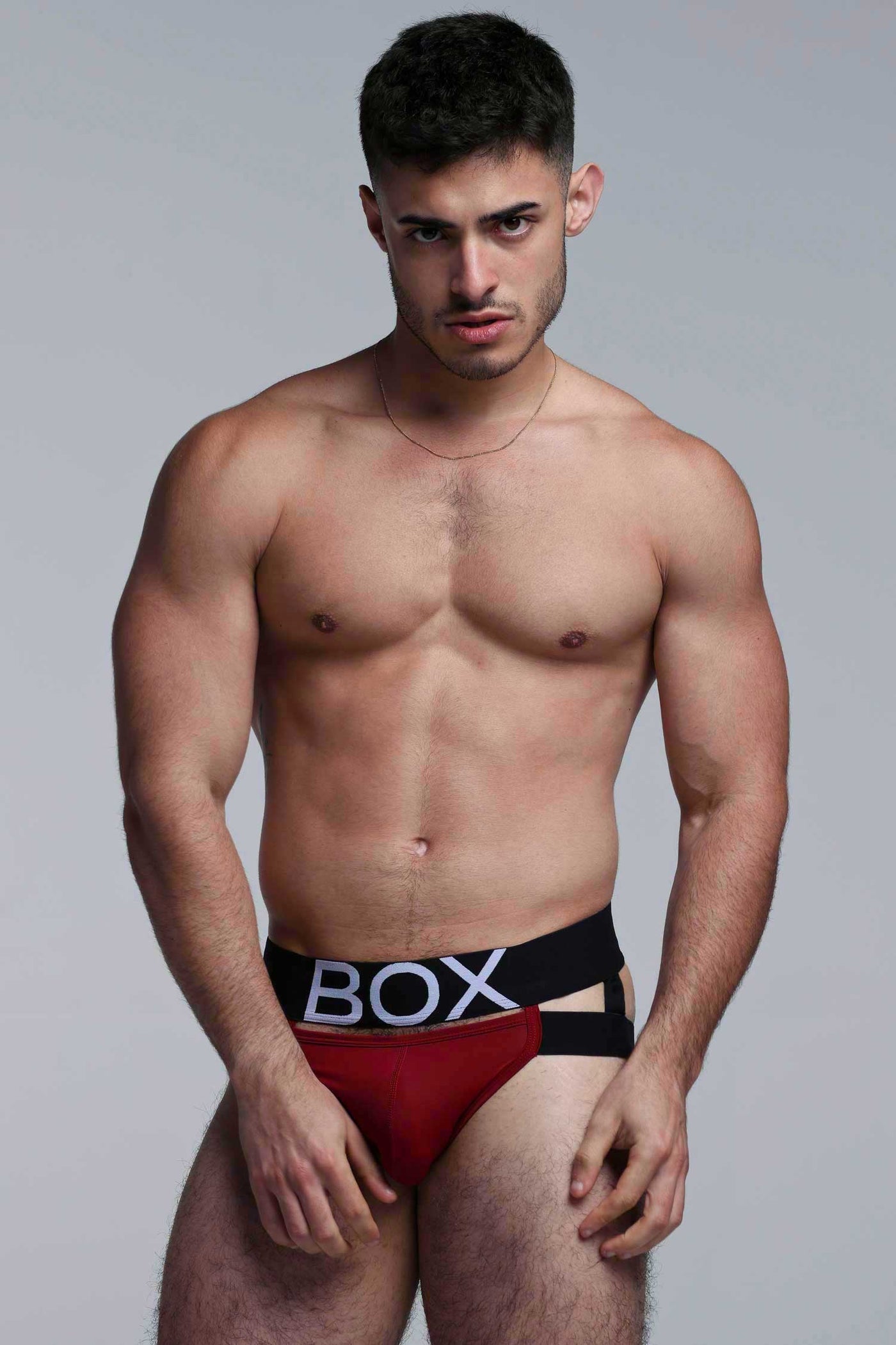 Mens Suspender Jockstrap 3.0 : With Bounce - Burgundy