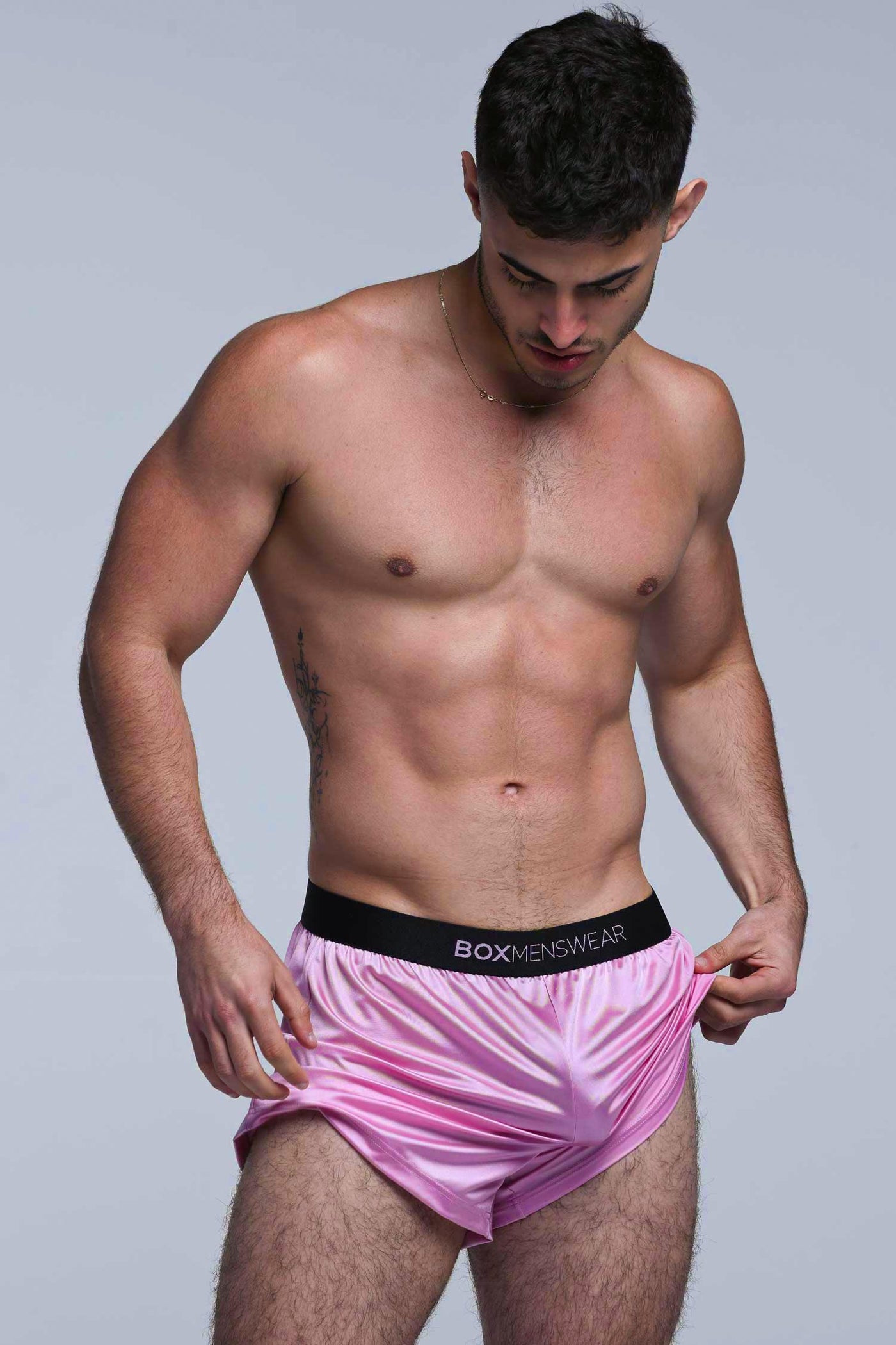 Satin Boxers - Pink Tease