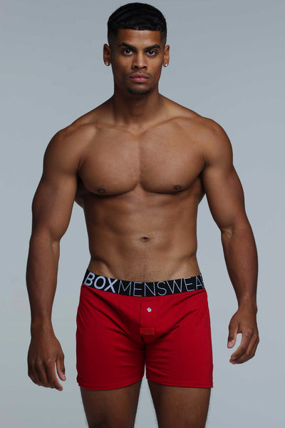 Button-up Boxers - Rouge Moi