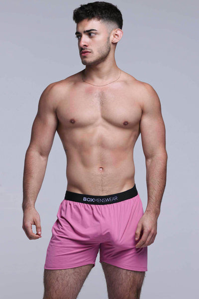Silky Seamless Lounge Shorts - Sunset Pink