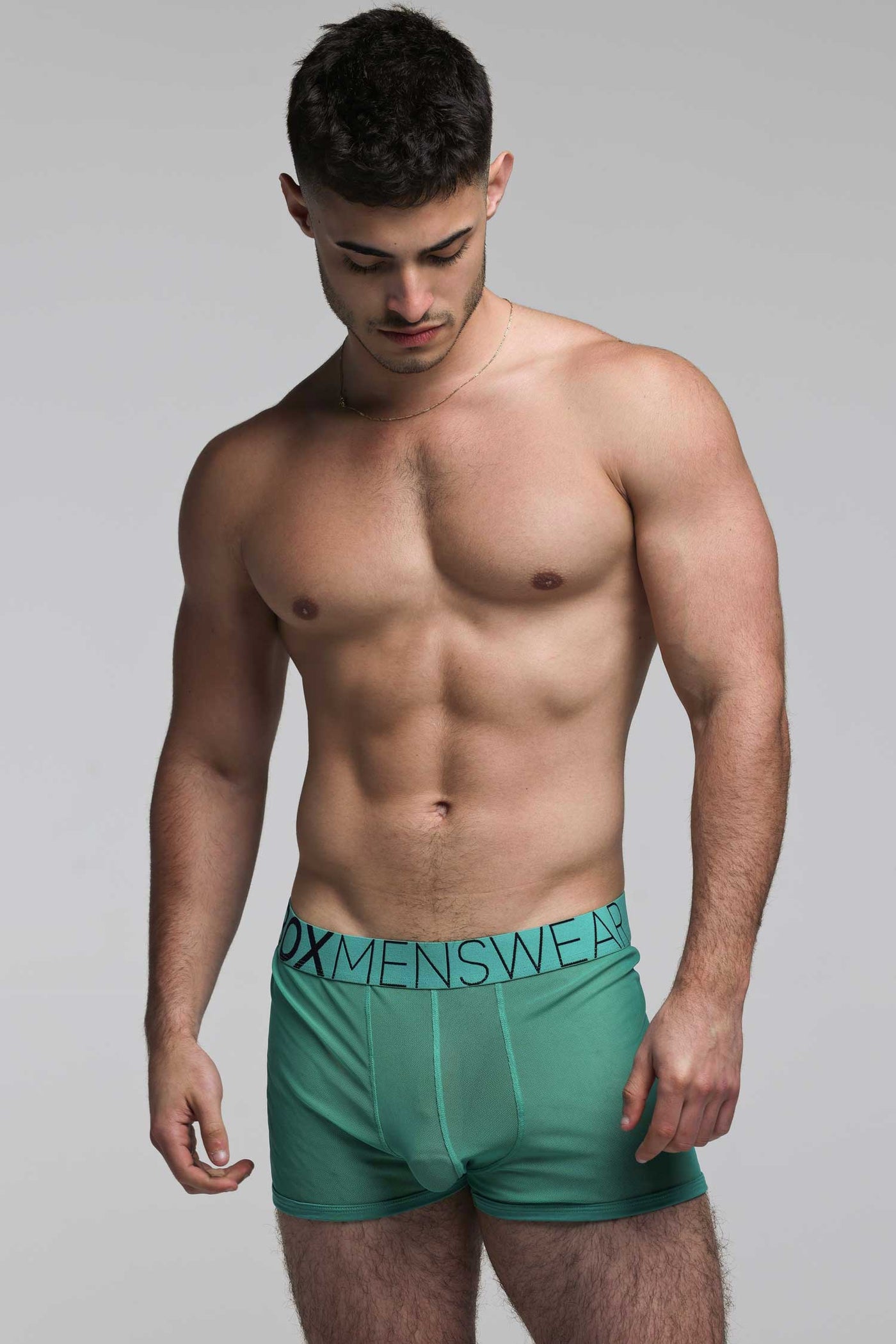 All Over Mesh Boxers - Lucky Lad Green