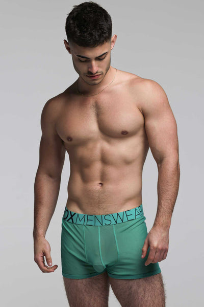All Over Mesh Boxers - Lucky Lad Green