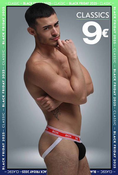 '90s Knit Jockstrap - Jaguar Black