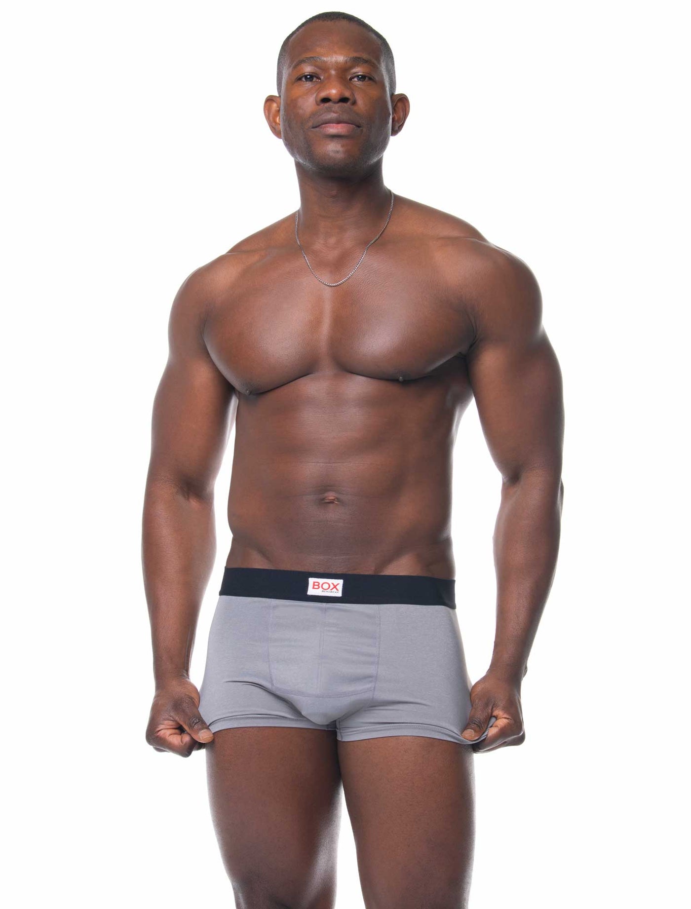 Marl Moment Boxers - Platinum Grey