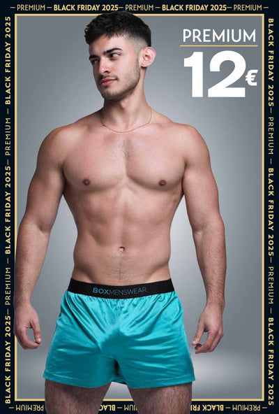 Satin Boxers - Deep Aqua