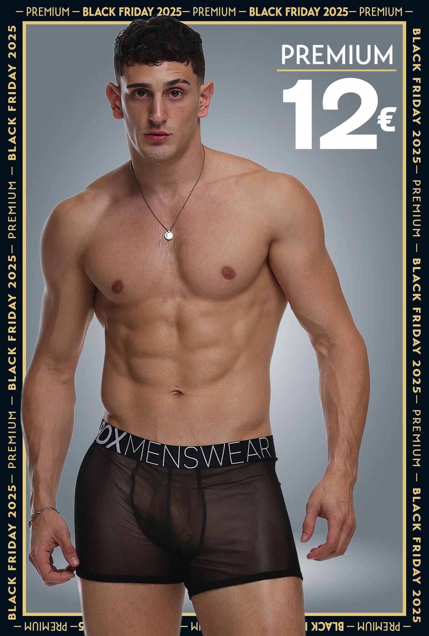 All Over Mesh Boxers - Black