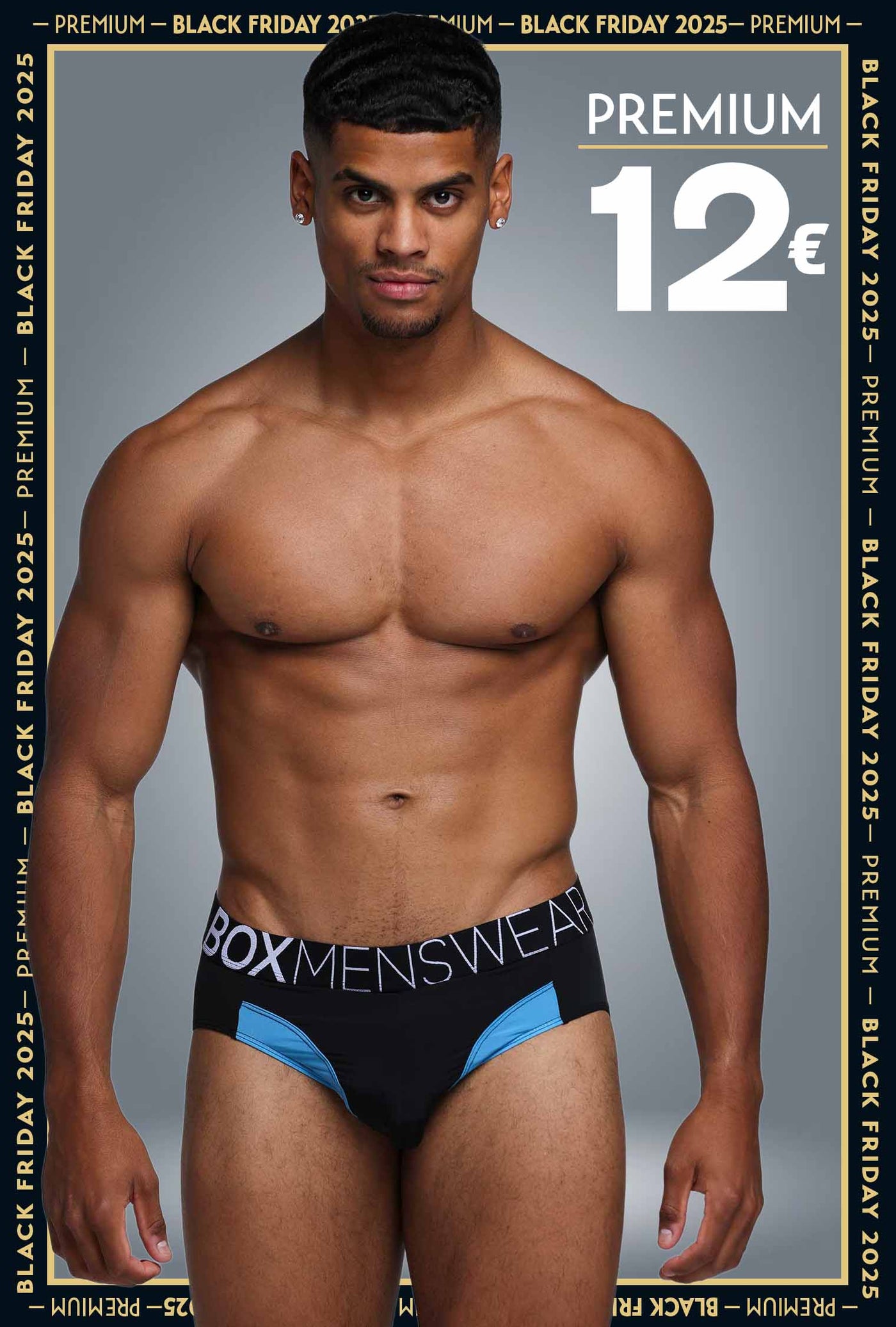 Prince Fit Briefs - Black & Blue