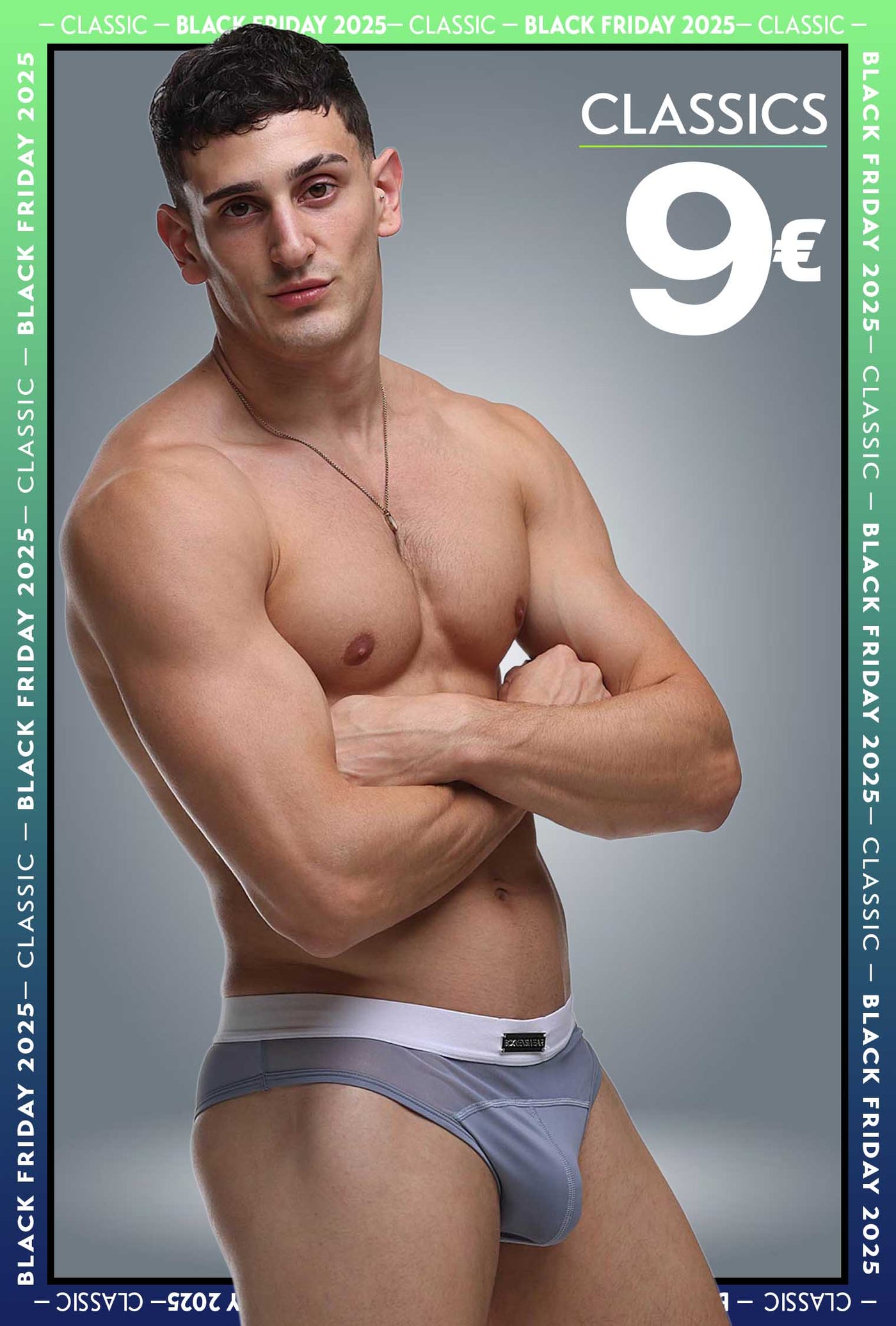 Mens Curved Mesh Briefs - Blue