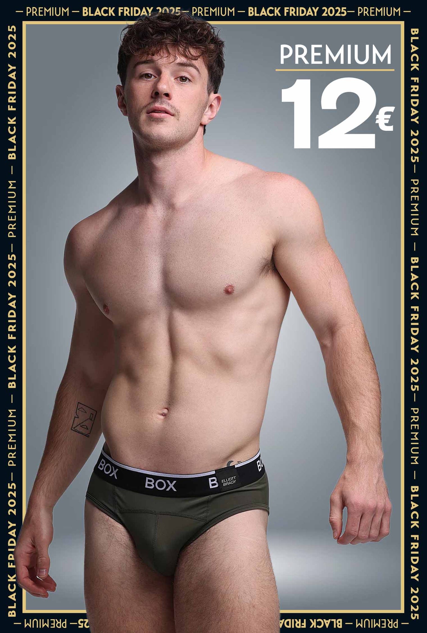 Box x Elliott: Elite Briefs - Chic Khaki