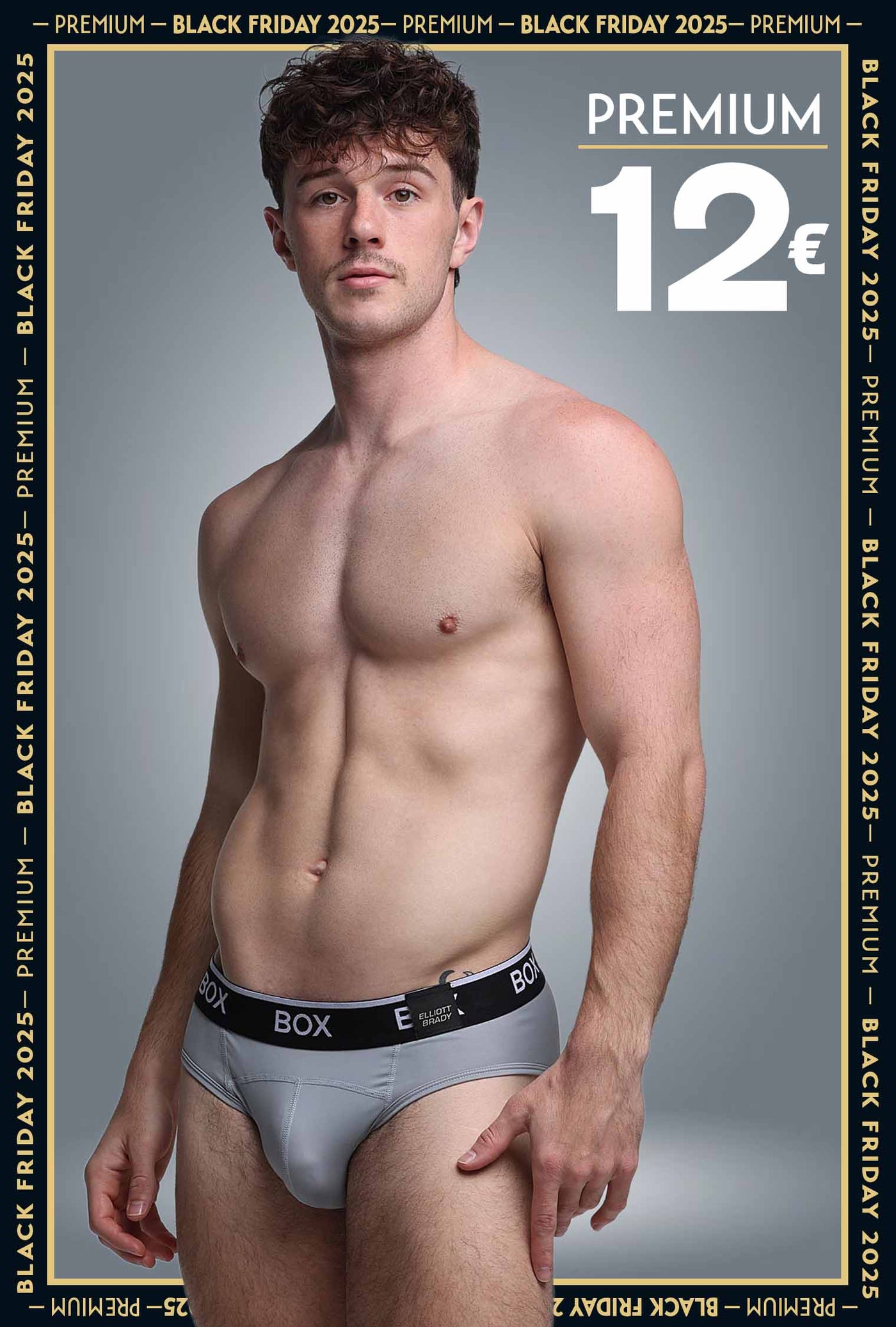 Box x Elliott: Elite Briefs - Graphite Grey