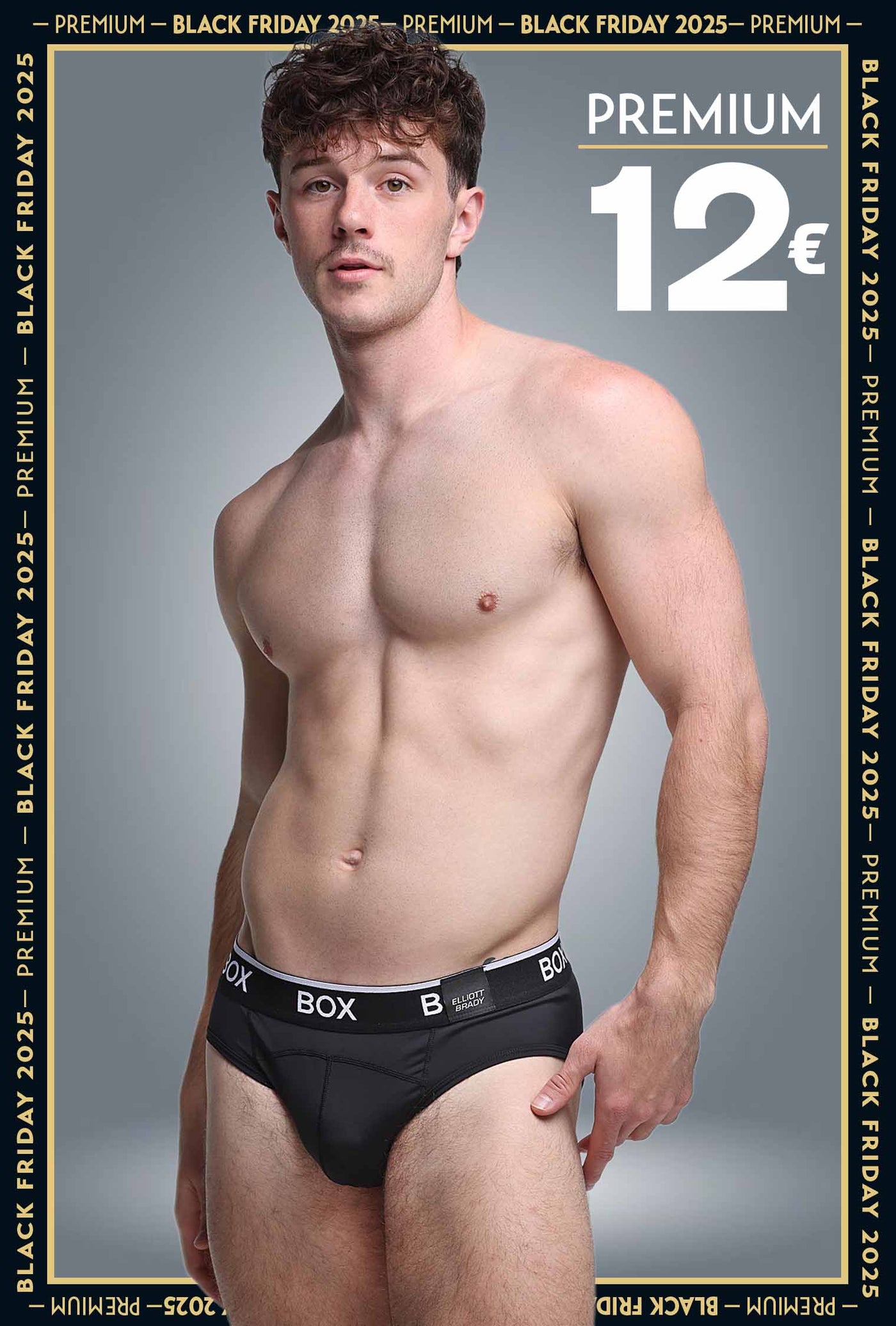 Box x Elliott: Elite Briefs - Phantom Black