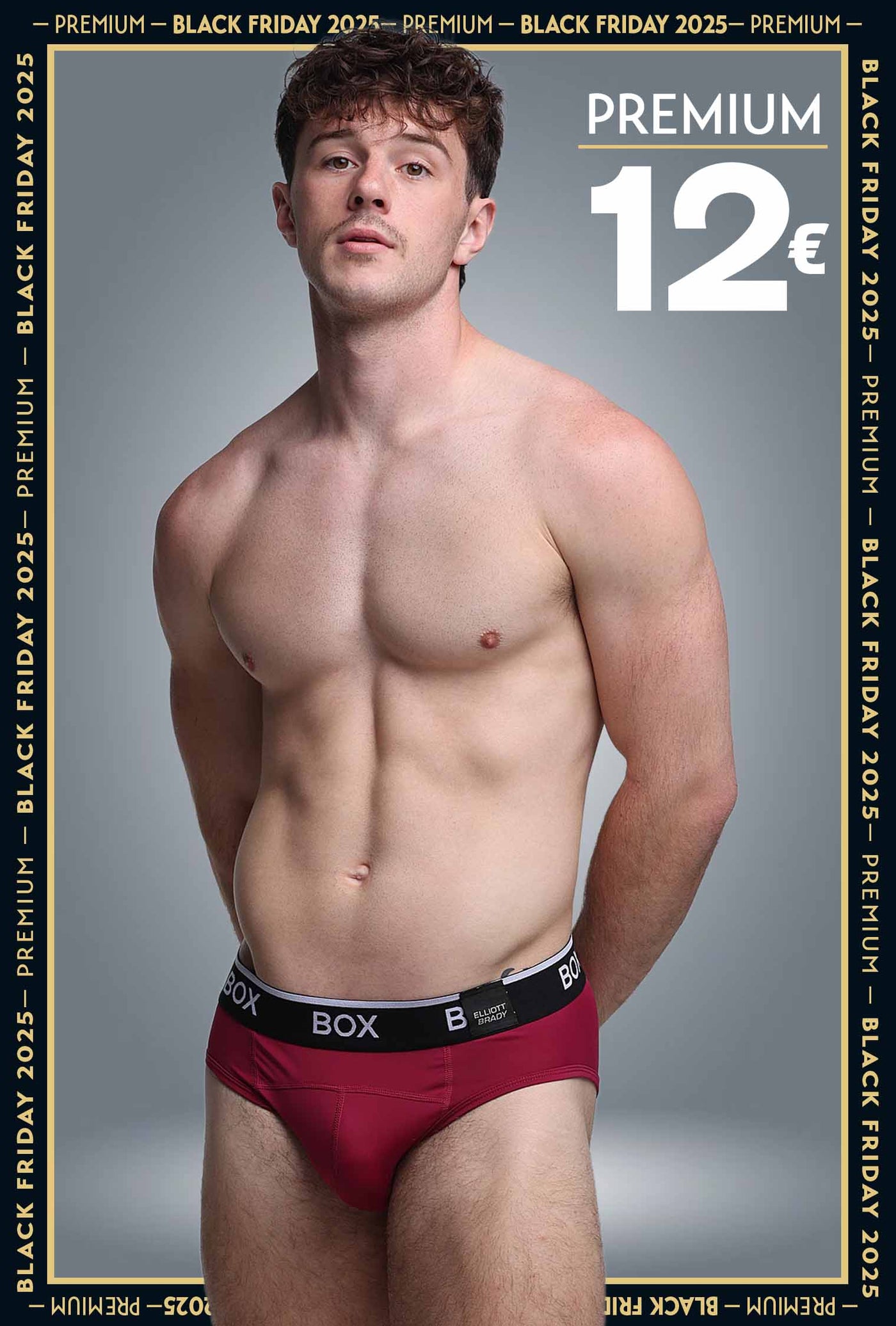 Box x Elliott: Elite Briefs - Rich Burgundy