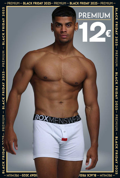 Button-up Boxers - Venus White