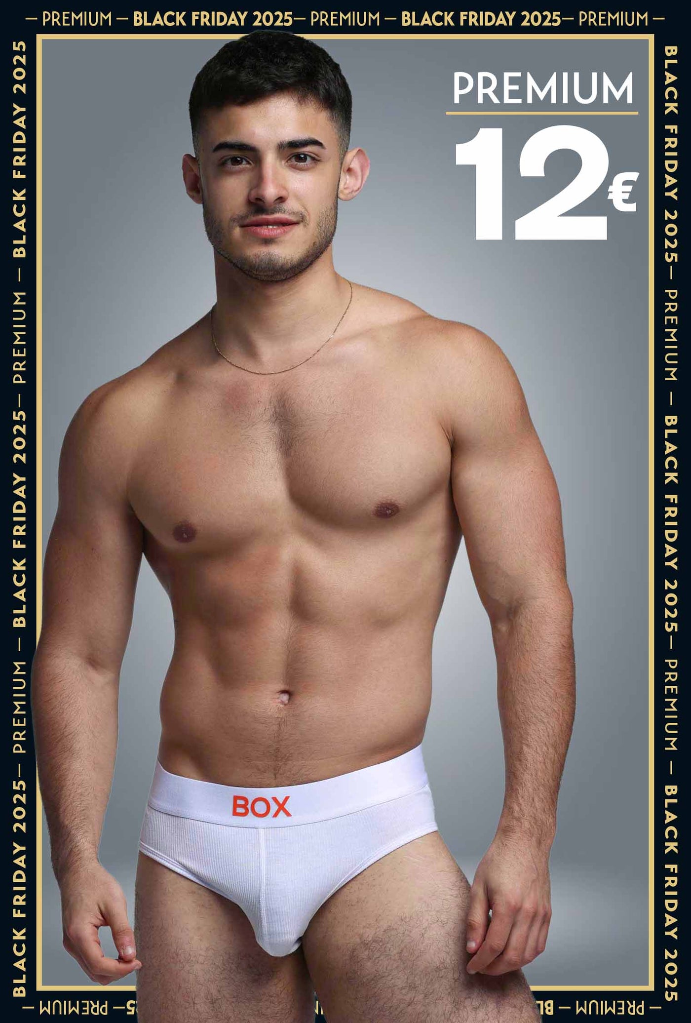 Colour Pop Briefs - White & Orange