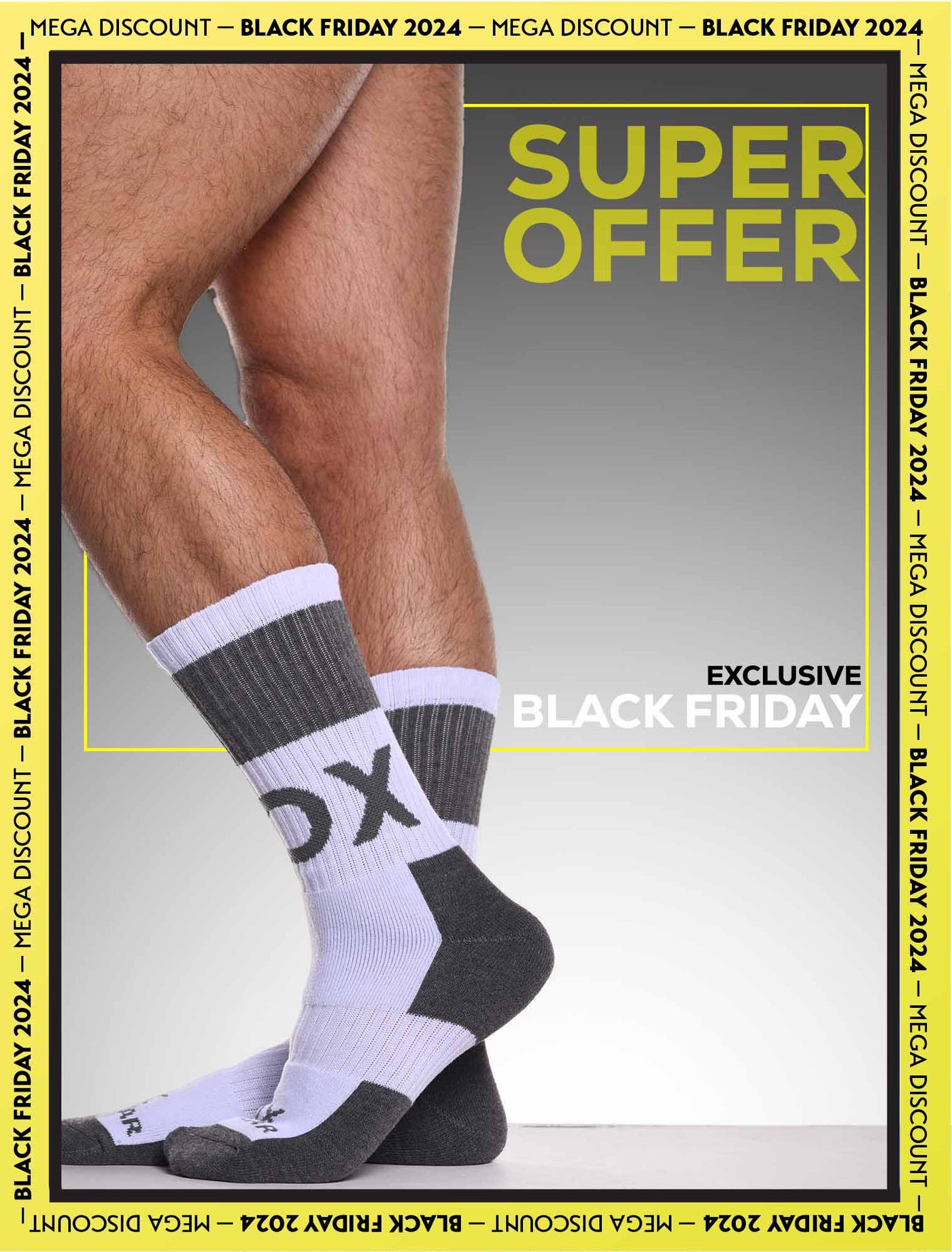 Box Sports Socks - Grey