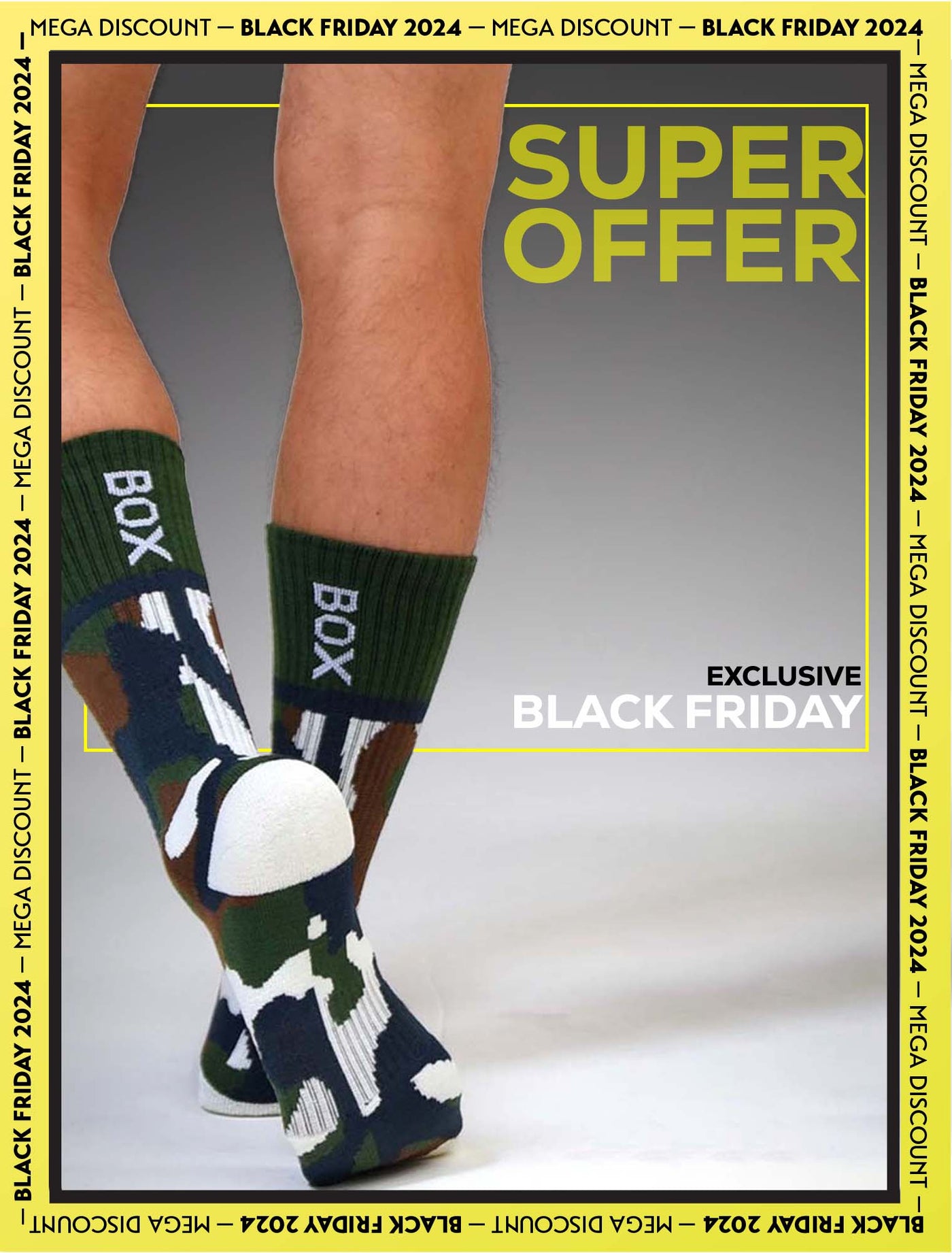 Box Sports Socks - Military Camo