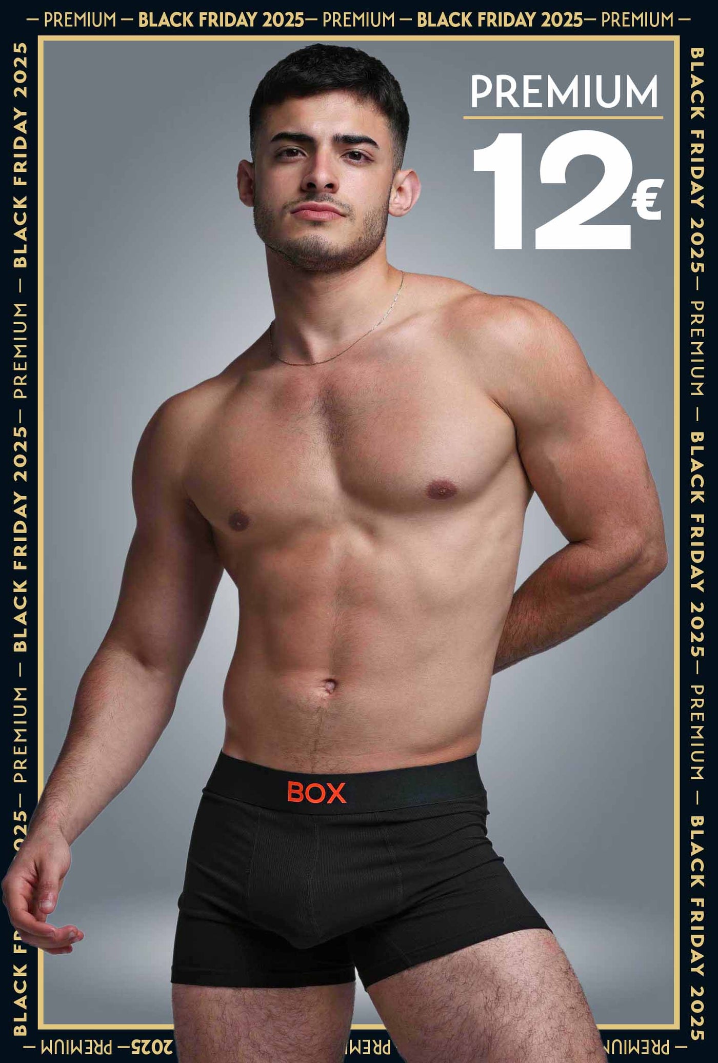 Colour Pop Boxers - Black & Orange