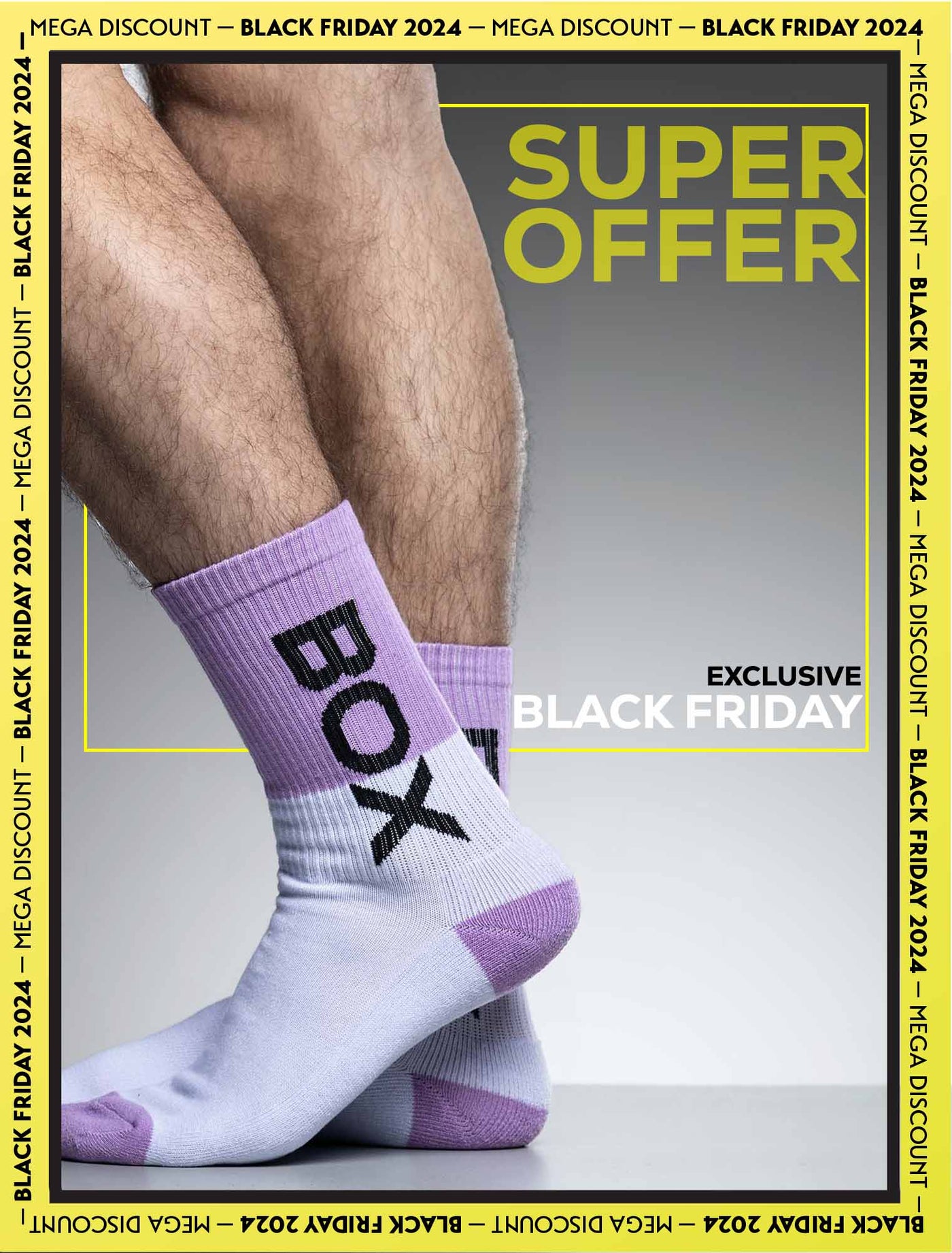 Box Sports Socks - Plush Colour Block