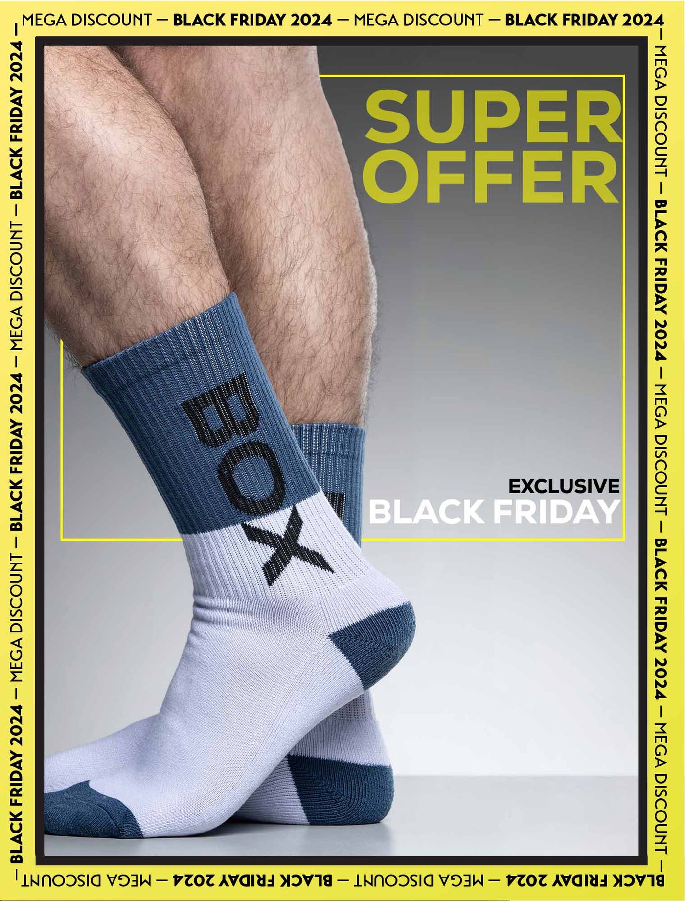 Box Sports Socks - Teal Colour Block