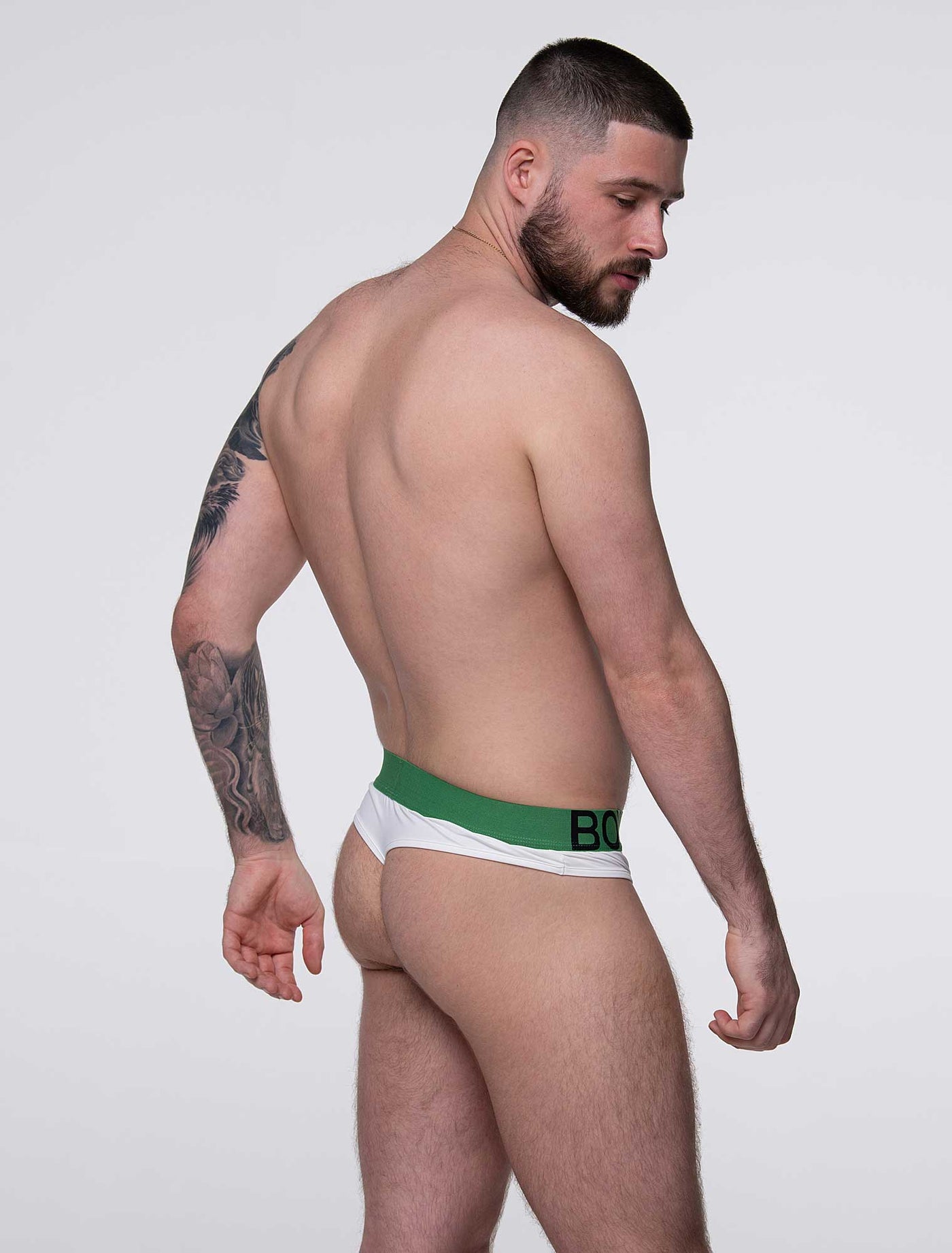 Brazilian Butt Briefs - Sugar Loaf White