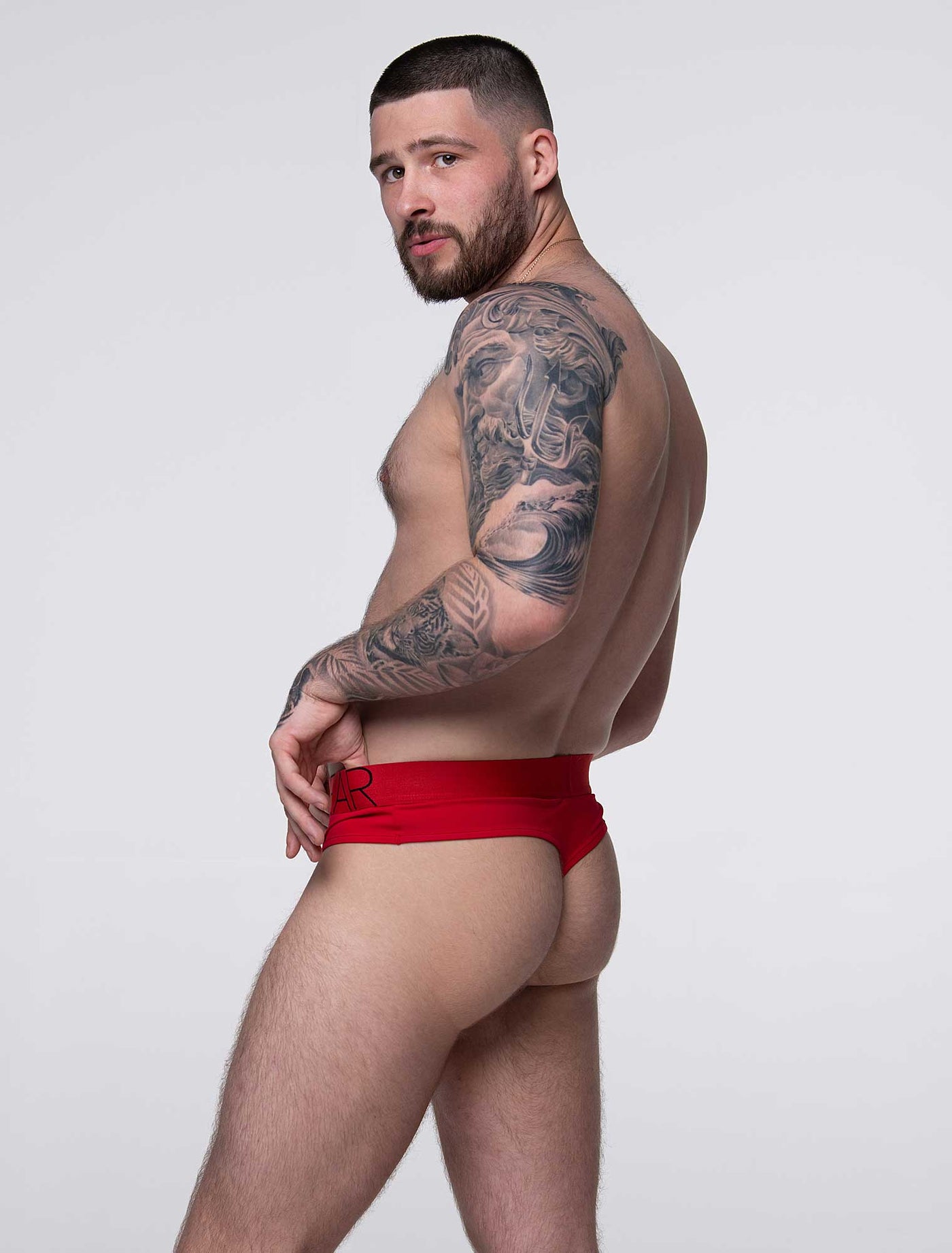 Brazilian Butt Briefs - Capoeira Red