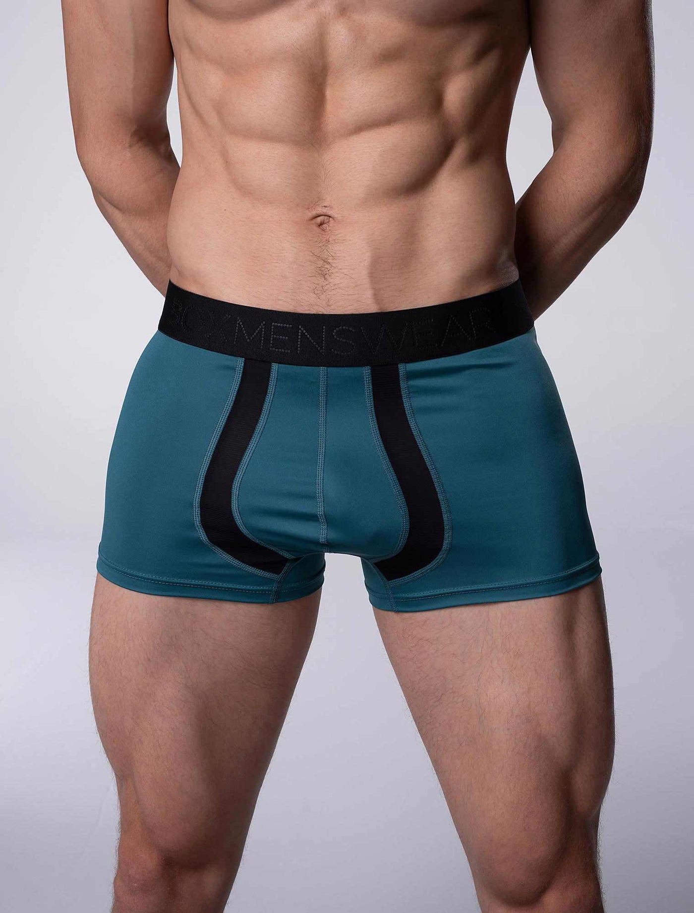 Motion Mesh Boxers - Aqua