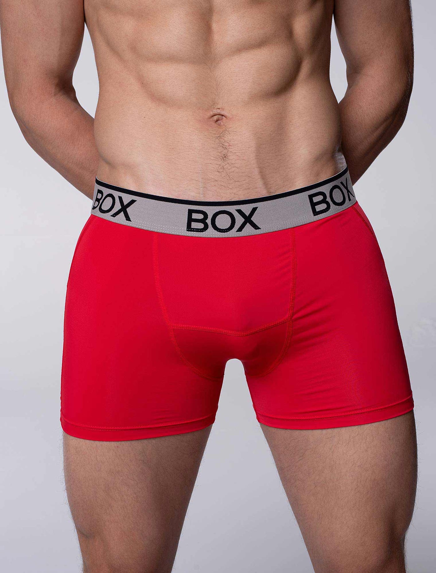 Mens Sports Boxers - Red Ignition