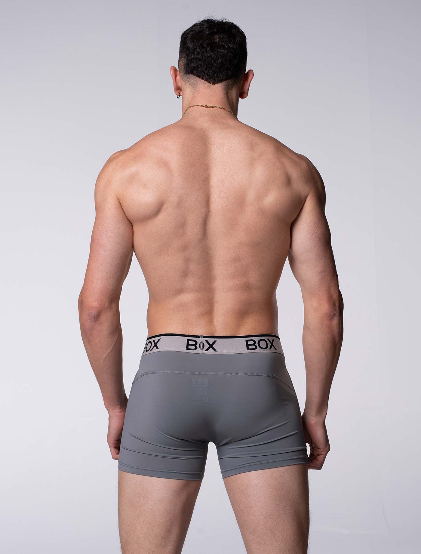 Mens Sports Boxers - Endurance Grey