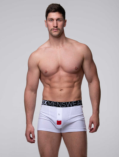 Button-up Boxers - Venus White