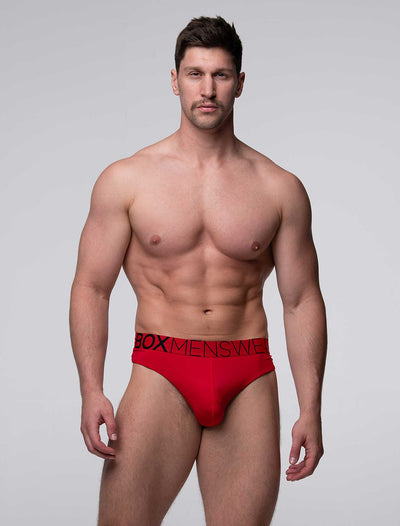 Brazilian Butt Briefs - Capoeira Red