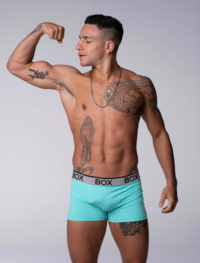 Mens Sports Boxers - Aqua Agility