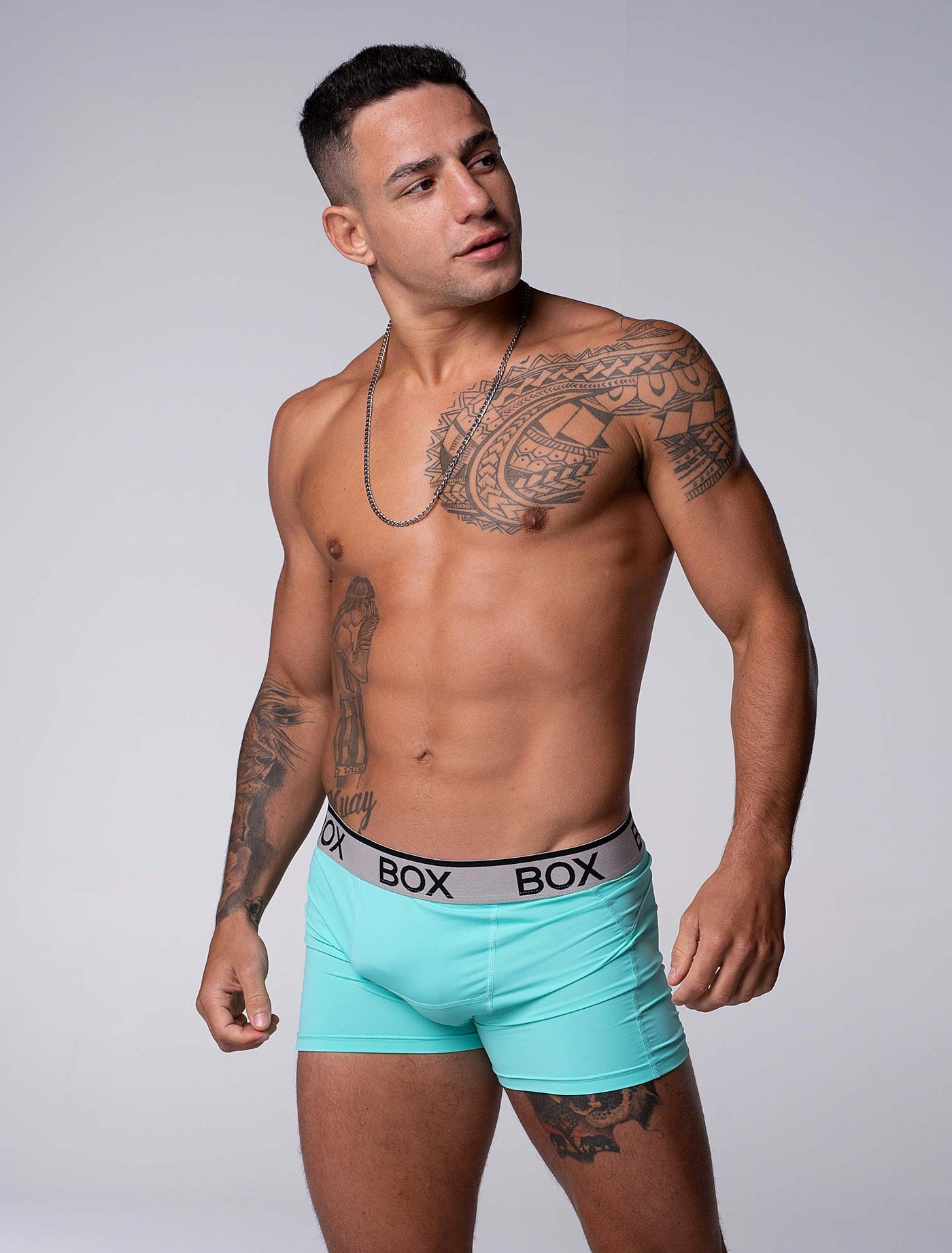 Mens Sports Boxers - Aqua Agility