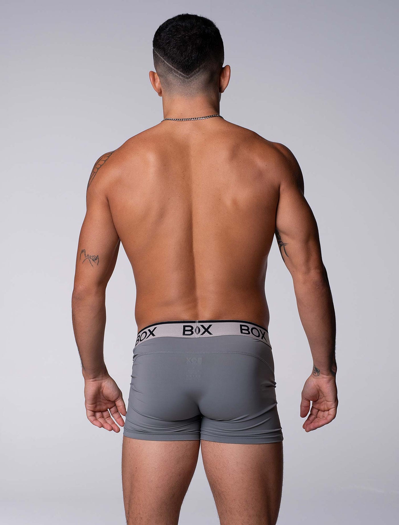 Mens Sports Boxers - Endurance Grey