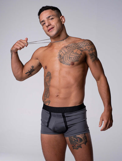 Motion Mesh Boxers - Grey