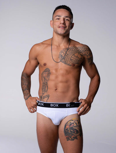 Box x Elliott: Elite Briefs - Arctic White