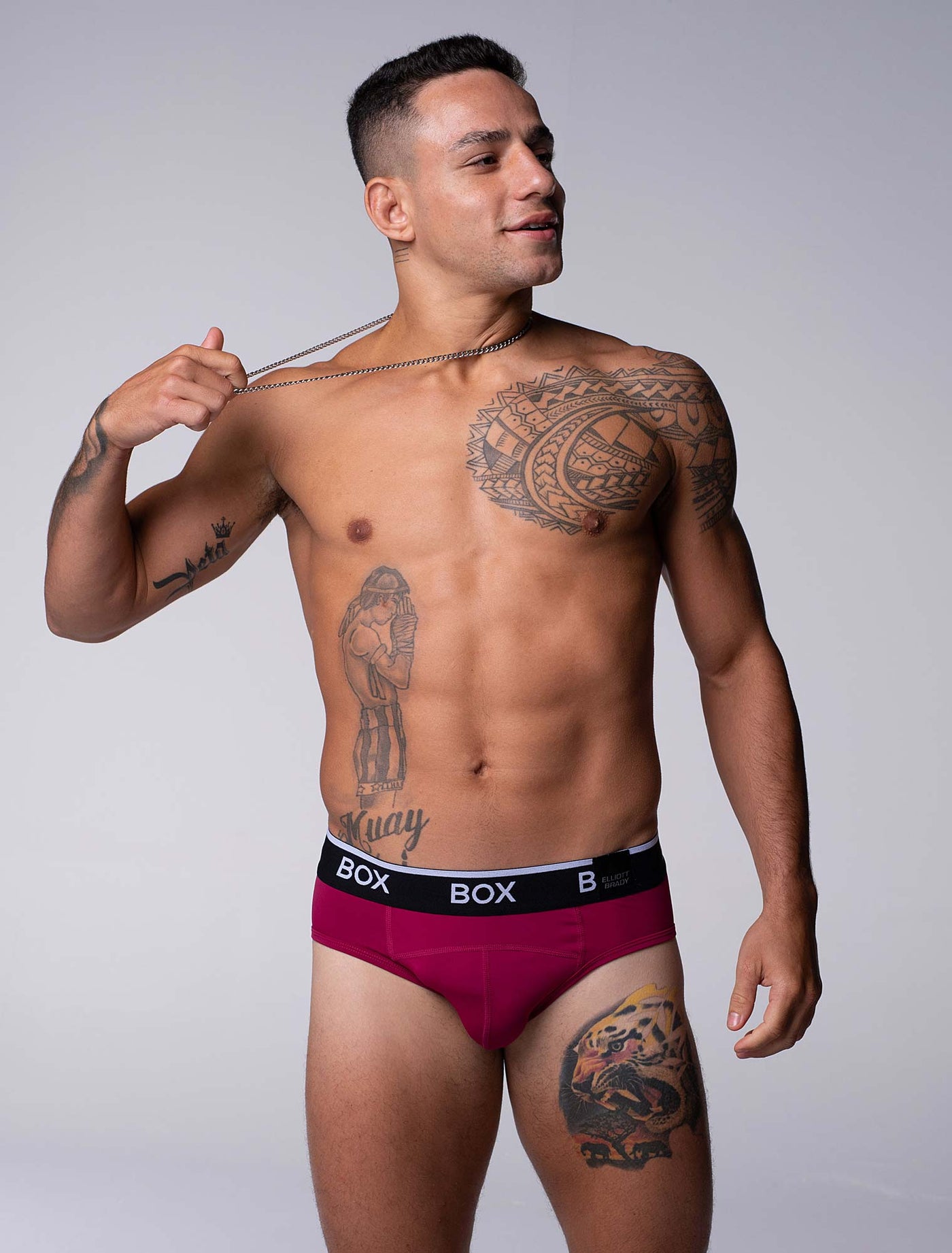 Box x Elliott: Elite Briefs - Rich Burgundy