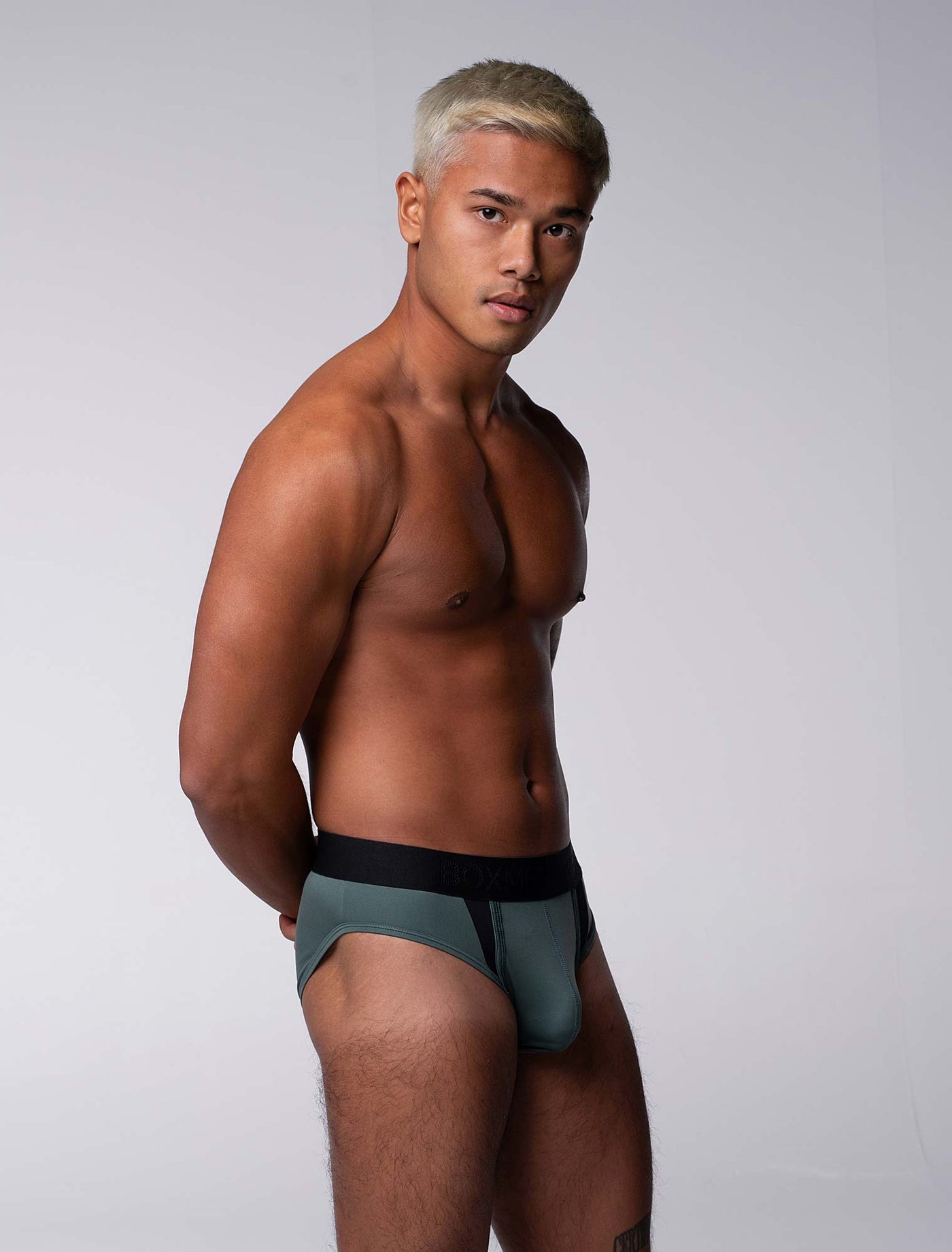 Motion Mesh Briefs - Military Green