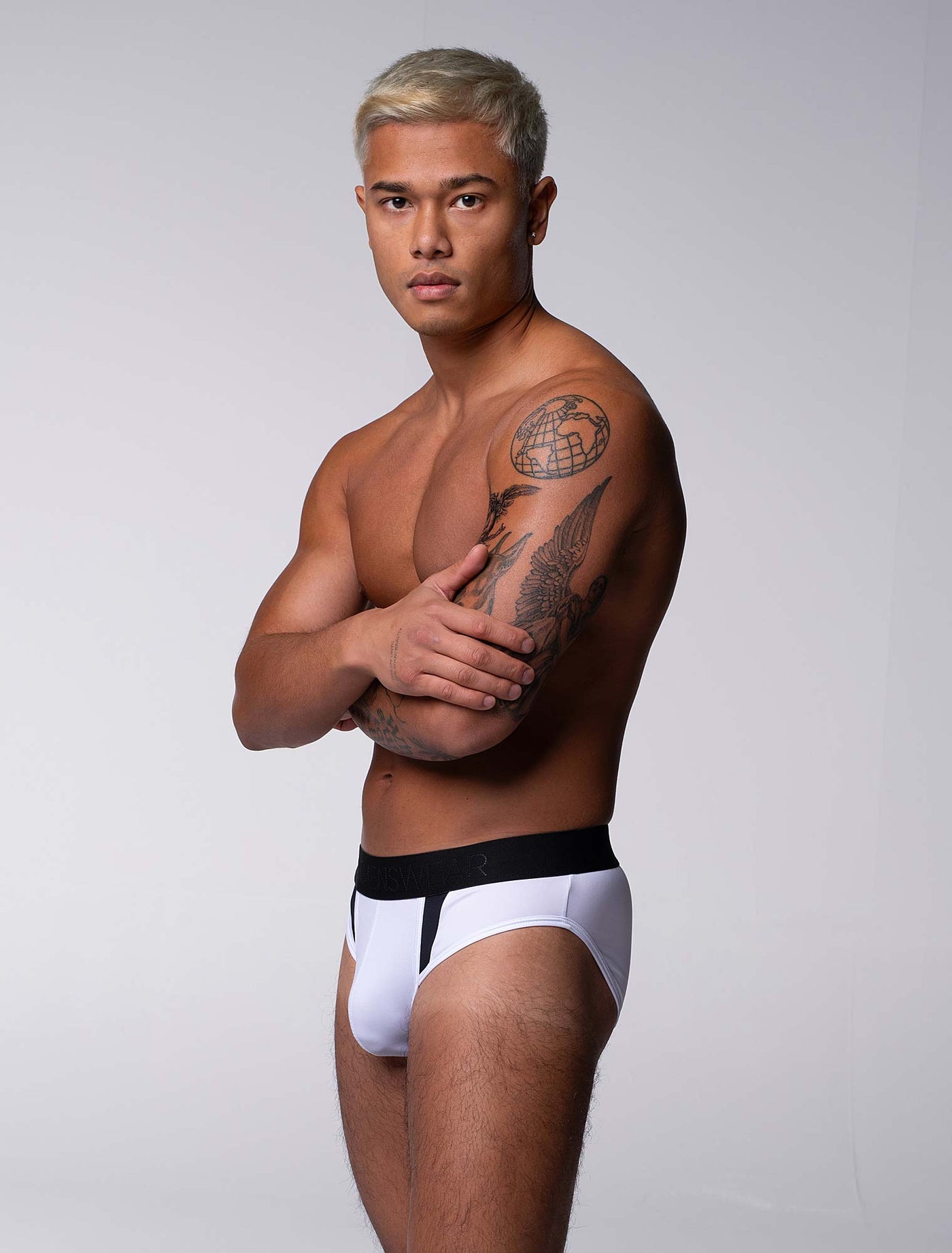 Motion Mesh Briefs - White