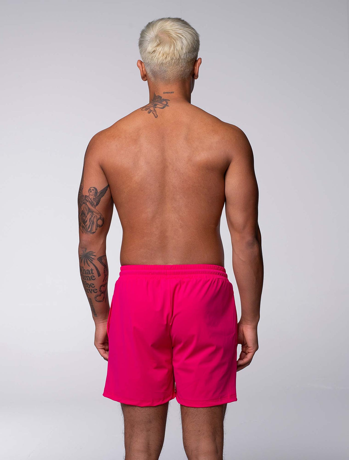 "The Fit" Sports Shorts - Fluorescent Pink