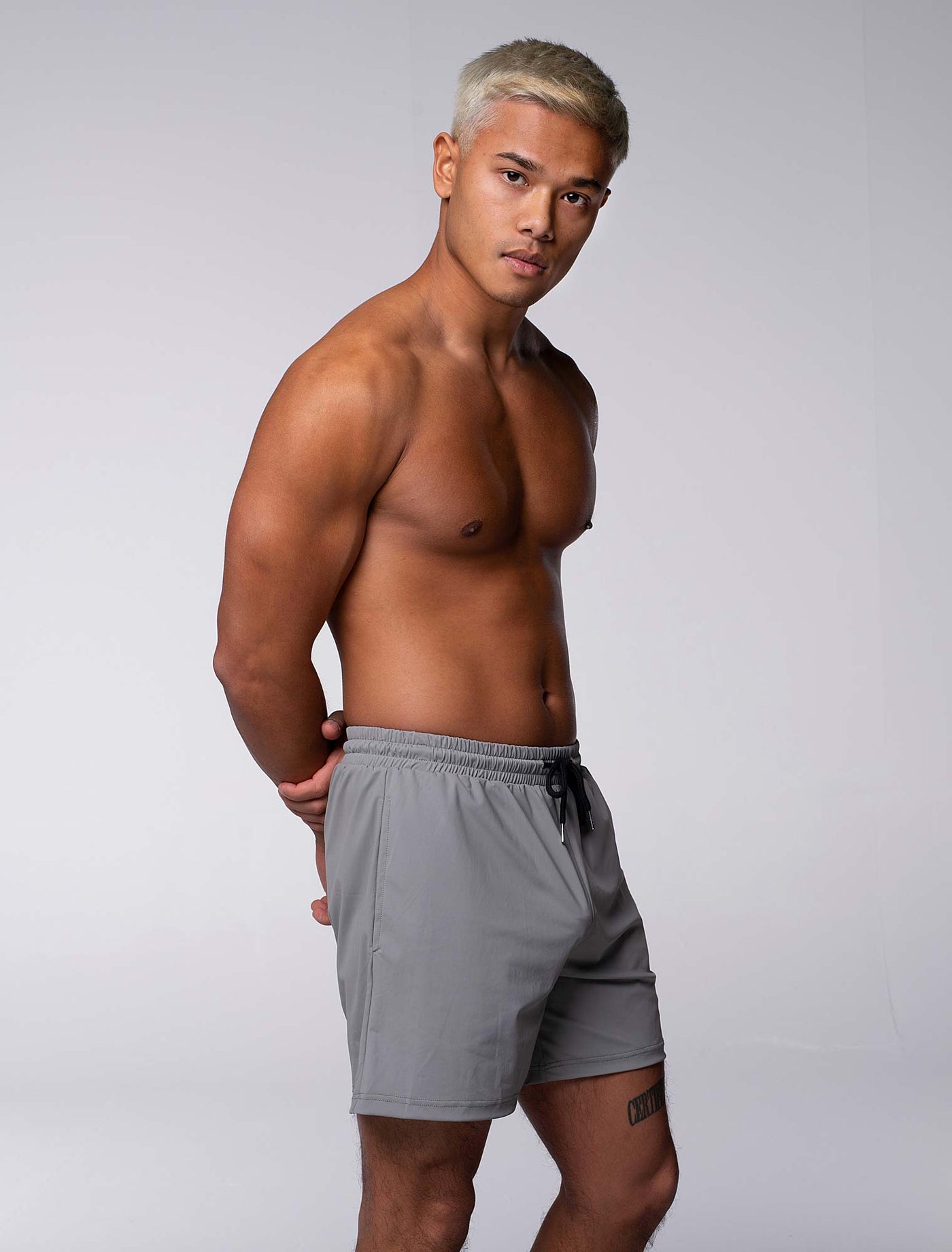 "The Fit" Sports Shorts - Premium Grey