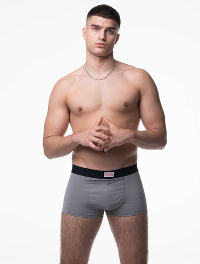 Marl Moment Boxers - Platinum Grey