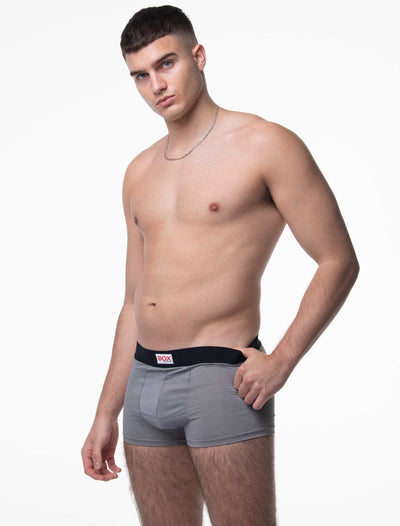 Marl Moment Boxers - Platinum Grey